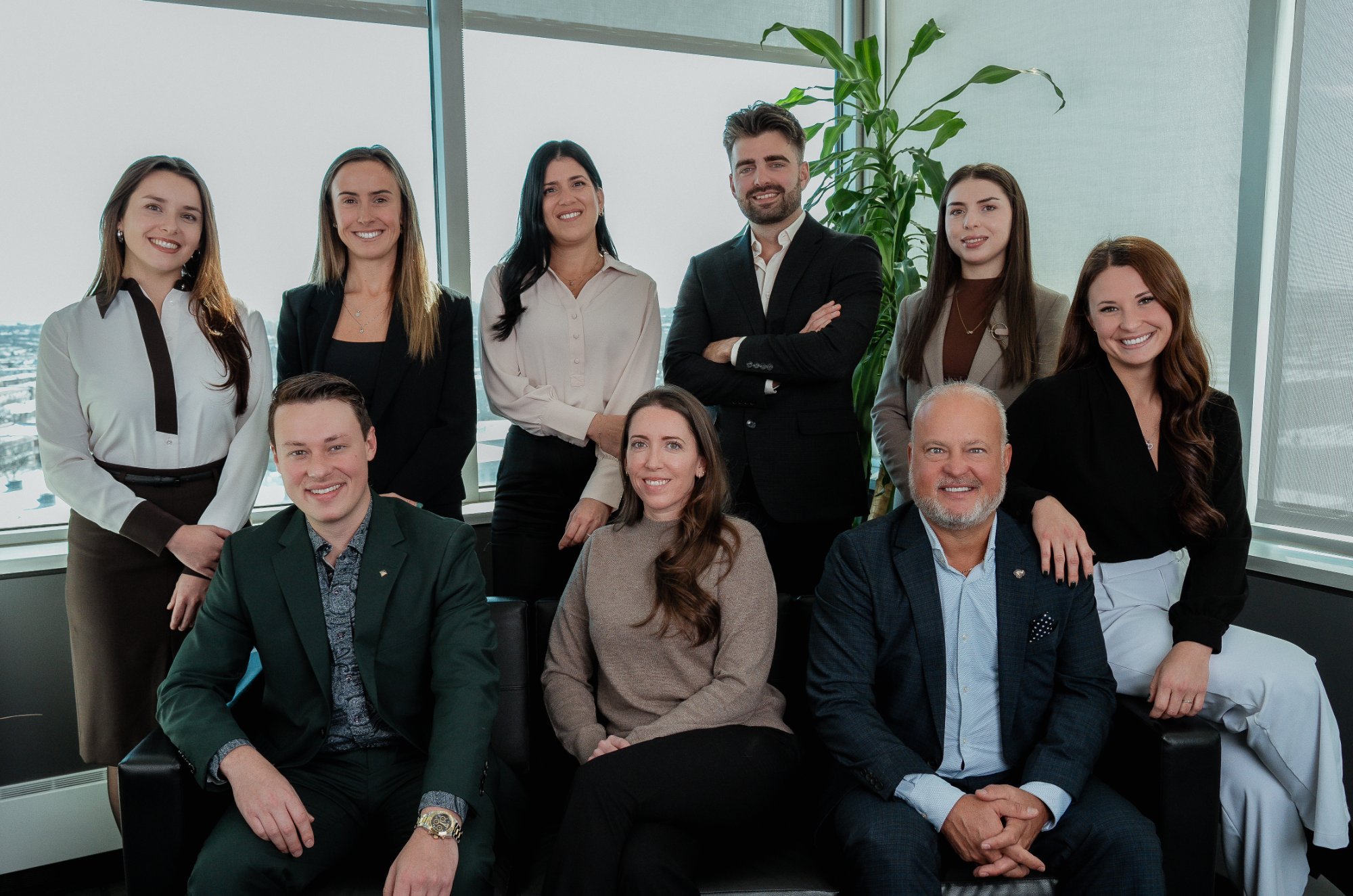 L'équipe Lumos Services Financiers réunie